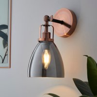 Decan Wall Light - Smoke & Copper
Decan Wall Light - Smoke & Copper