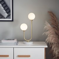 Delta Marble Table Lamp - Brass & Opal
Delta Marble Table Lamp - Brass & Opal