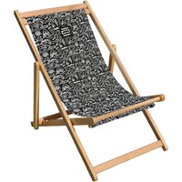 Decorsome Jaws Black Doodle Deck Chair
Decorsome Jaws Black Doodle Deck Chair