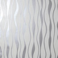 Arthouse Metallic Wave Textured Metallic Glitter White and Silver Wallpaper Large Sample
Arthouse Metallic Wave Textured Metallic Glitter White and Silver Wallpaper Large Sample