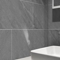 Sandwaves Gloss Dark Grey Porcelain Wall & Floor Tile - 300 x 600mm - 0.9sqm Pack
Sandwaves Gloss Dark Grey Porcelain Wall & Floor Tile - 300 x 600mm - 0.9sqm Pack