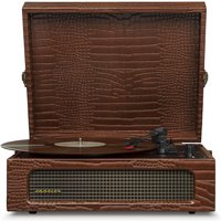 Crosley Voyager Portable Turntable - Brown Croc 
Crosley Voyager Portable Turntable - Brown Croc