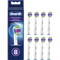 Oral-B 3D White Brush Head with Clean Maximiser - 8 Counts
Oral-B 3D White Brush Head with Clean Maximiser - 8 Counts