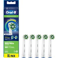 Oral-B Cross Action Brush Head with Clean Maximiser - 5 Counts 
Oral-B Cross Action Brush Head with Clean Maximiser - 5 Counts