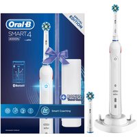 Oral-B Smart 4 4000N Rechargeable Electric Toothbrush - White
Oral-B Smart 4 4000N Rechargeable Electric Toothbrush - White
