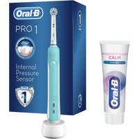 Oral-B Pro 1 650 Electric Toothbrush and Toothpaste - Turquoise
Oral-B Pro 1 650 Electric Toothbrush and Toothpaste - Turquoise
