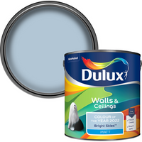 Dulux Walls & Ceilings Matt Emulsion Paint - COTY Bright Skies - 2.5L
Dulux Walls & Ceilings Matt Emulsion Paint - COTY Bright Skies - 2.5L