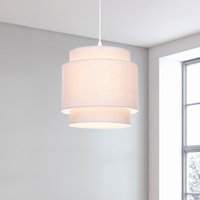 Finn Tier Drum Putty Linen Shade - 25cm
Finn Tier Drum Putty Linen Shade - 25cm
