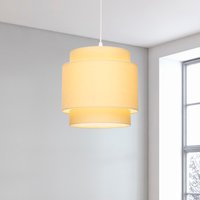 Finn Tier Drum Lemon Linen Shade - 25cm
Finn Tier Drum Lemon Linen Shade - 25cm
