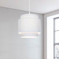 Finn Tier Drum Sky Blue Linen Shade - 25cm
Finn Tier Drum Sky Blue Linen Shade - 25cm