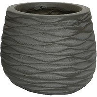 Cody Round Wave Planter in Brown - Small
Cody Round Wave Planter in Brown - Small