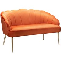 Sophia Scallop Occasional Sofa - Burnt Orange
Sophia Scallop Occasional Sofa - Burnt Orange