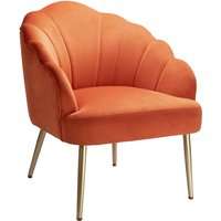 Sophia Scallop Occasional Chair - Burnt Orange
Sophia Scallop Occasional Chair - Burnt Orange
