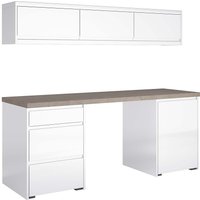 Handleless Gloss White 5 Unit Home Office Set
Handleless Gloss White 5 Unit Home Office Set