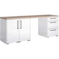 High Gloss Slab White 3 Unit Home Office Set
High Gloss Slab White 3 Unit Home Office Set