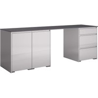 Handleless Gloss Grey 3 Unit Home Office Set
Handleless Gloss Grey 3 Unit Home Office Set