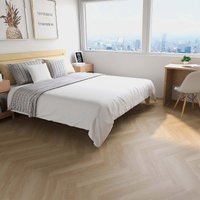 5.5mm Light Oak Herringbone SPC Waterproof Rigid Vinyl Flooring