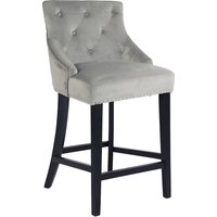 Annabelle Velvet Bar Stool - Grey
Annabelle Velvet Bar Stool - Grey