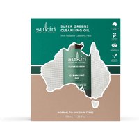 Подарочный набор для очищения лица Sukin Supergreens Cleansing Oil, 125 мл
Подарочный набор для очищения лица Sukin Supergreens Cleansing Oil, 125 мл