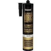 Geocel The Works Pro X Ultimate Construction High Grab Adhesive White 290ml
Geocel The Works Pro X Ultimate Construction High Grab Adhesive White 290ml