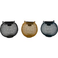 Homebase Edit Solar Solar Mesh Lantern