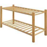 Living Elements 2 Tier Bamboo Shoe Rack 
Living Elements 2 Tier Bamboo Shoe Rack