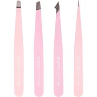 Brushworks HD 4 Piece Combination Tweezer Set - Pink
Brushworks HD 4 Piece Combination Tweezer Set - Pink