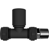 VURTU15 Straight Thermostatic Radiator Valve & Lockshield - Black
VURTU15 Straight Thermostatic Radiator Valve & Lockshield - Black
