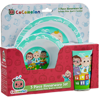 Cocomelon 3 Piece Dinner Set
Cocomelon 3 Piece Dinner Set