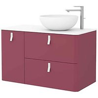 Sketch 900mm Left Hand Wash Bowl and Unit - Pomegranate Red
Sketch 900mm Left Hand Wash Bowl and Unit - Pomegranate Red