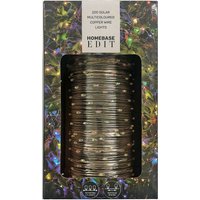 200 Solar Multicoloured Copper Wire Lights
200 Solar Multicoloured Copper Wire Lights
