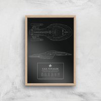 Star Trek Starfleet U.S.S. Voyager Giclee Art Print - A3 - Wooden Frame, Multi
Star Trek Starfleet U.S.S. Voyager Giclee Art Print - A3 - Wooden Frame, Multi
