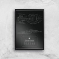 Star Trek Starfleet U.S.S. Voyager Giclee Art Print - A3 - Black Frame, Multi
Star Trek Starfleet U.S.S. Voyager Giclee Art Print - A3 - Black Frame, Multi