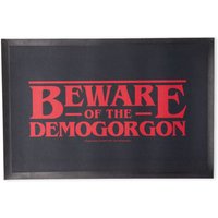 Stranger Things Beware The Demogorgon Entrance Mat
Stranger Things Beware The Demogorgon Entrance Mat