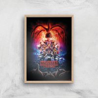 Stranger Things Season Two Poster Giclee Art Print - A2 - Wooden Frame, Multi
Stranger Things Season Two Poster Giclee Art Print - A2 - Wooden Frame, Multi