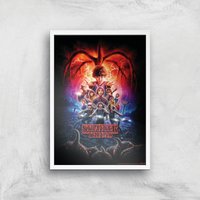 Stranger Things Season Two Poster Giclee Art Print - A2 - White Frame, Multi
Stranger Things Season Two Poster Giclee Art Print - A2 - White Frame, Multi
