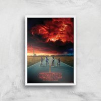 Stranger Things Welcome To Hawkins Giclee Art Print - A4 - White Frame, Multi
Stranger Things Welcome To Hawkins Giclee Art Print - A4 - White Frame, Multi