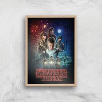 Stranger Things Season One Poster Giclee Art Print - A3 - Wooden Frame, Multi
Stranger Things Season One Poster Giclee Art Print - A3 - Wooden Frame, Multi