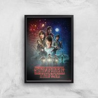 Stranger Things Season One Poster Giclee Art Print - A2 - Black Frame, Multi
Stranger Things Season One Poster Giclee Art Print - A2 - Black Frame, Multi