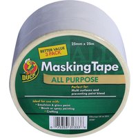 Duck All Purpose Masking Tape 25mm x 25m Triple Pack
Duck All Purpose Masking Tape 25mm x 25m Triple Pack