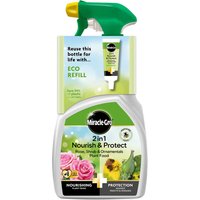 Miracle-Gro® 2 in 1 Nourish & Protect Rose, Shrub & Ornamental Ready To Use Plant Food - 800ml
Miracle-Gro® 2 in 1 Nourish & Protect Rose, Shrub & Ornamental Ready To Use Plant Food - 800ml