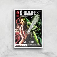 Grimmfest 2017 Giclée Art Print - A4 - White Frame, Multi
Grimmfest 2017 Giclée Art Print - A4 - White Frame, Multi
