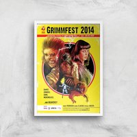 Grimmfest 2014 Giclée Art Print - A2 - White Frame, Multi
Grimmfest 2014 Giclée Art Print - A2 - White Frame, Multi