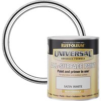 Rust-Oleum Universal Paint Satin White 750ml
Rust-Oleum Universal Paint Satin White 750ml