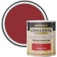 Rust-Oleum Universal Paint Gloss Cardinal Red 250ml
Rust-Oleum Universal Paint Gloss Cardinal Red 250ml