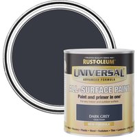Rust-Oleum Universal Paint Gloss Dark Grey 750ml
Rust-Oleum Universal Paint Gloss Dark Grey 750ml