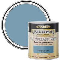 Rust-Oleum Universal Paint Satin Bowness Blue 750ml
Rust-Oleum Universal Paint Satin Bowness Blue 750ml