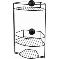 3-Tier Self Adhesive Shower Storage Basket - Black
3-Tier Self Adhesive Shower Storage Basket - Black