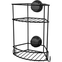 2-Tier Self Adhesive Shower Storage Basket - Black
2-Tier Self Adhesive Shower Storage Basket - Black