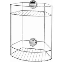 2-Tier Self Adhesive Shower Storage Basket - Black
2-Tier Self Adhesive Shower Storage Basket - Black